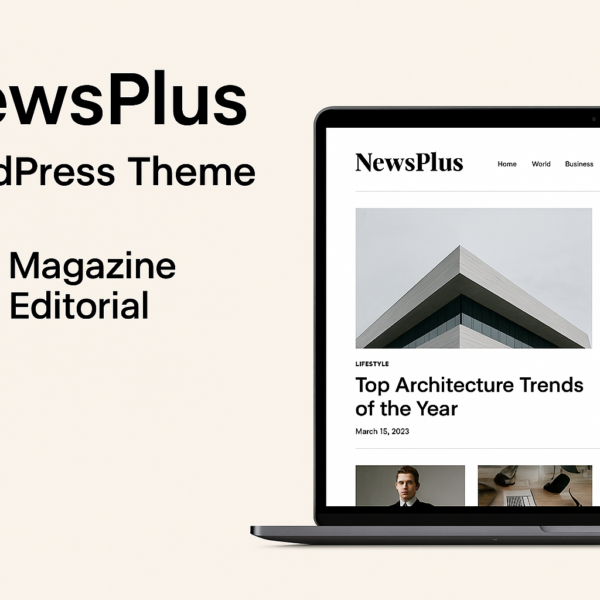 NewsPlus WordPress Theme – Magazine Editorial