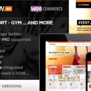 Gameplan WordPress Gym Fitness Theme