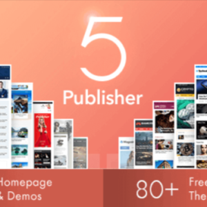 Publisher WordPress Theme Magazine Blog Newspaper
