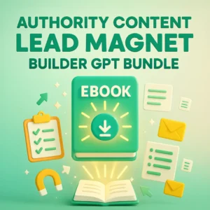 Authority Content & Lead Magnet Builder - 5 GPTs