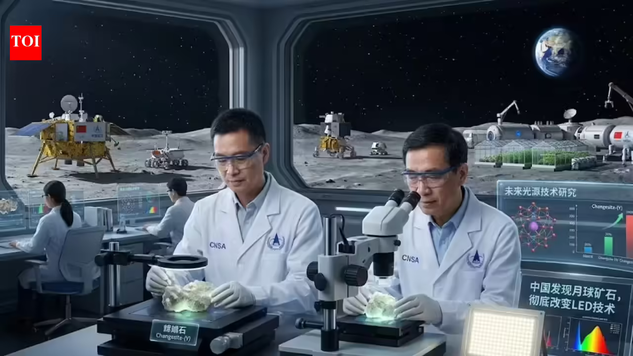 China discovers rare Moon mineral that could revolutionize LED technology on Earth |