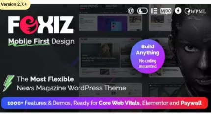 Foxiz WordPress News and Magazine Theme