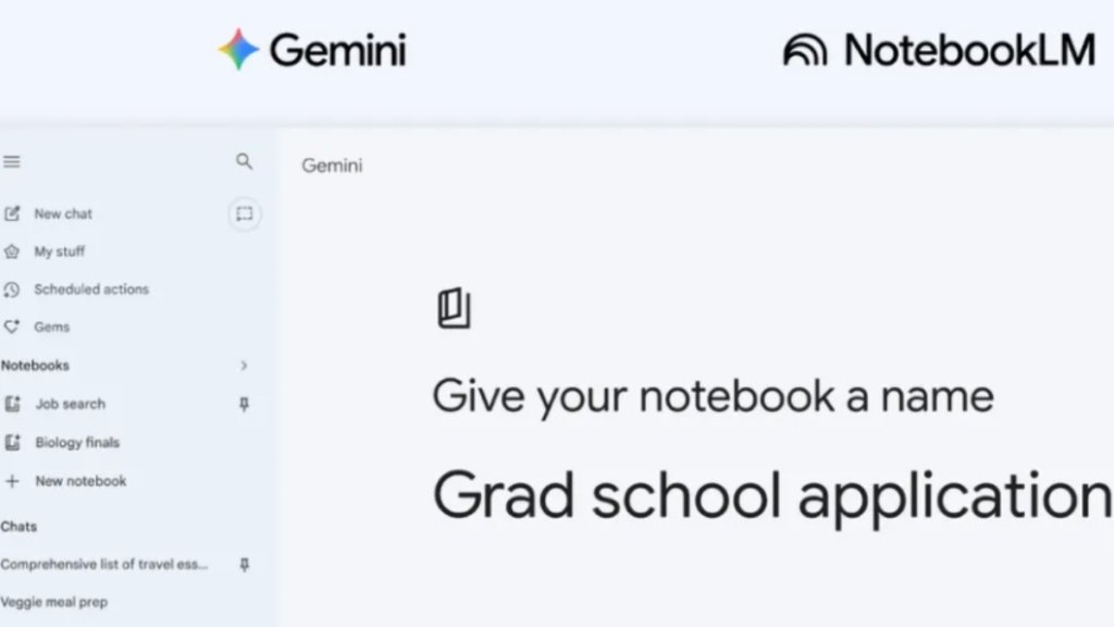 Google brings new Notebook feature in Gemini, it will handle many tasks including chat-research, files etc.