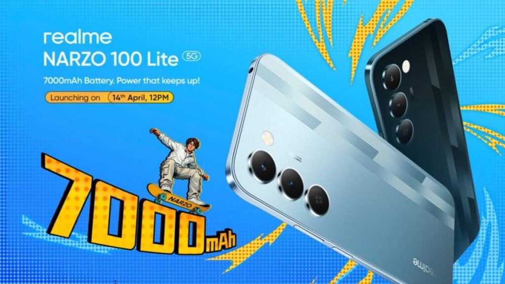 Realme's cheap phone with 7000mAh battery will be launched on April 14, features revealed