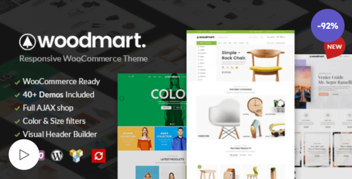 WoodMart Theme Responsive WooCommerce WordPress Theme