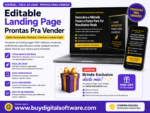 Editable Landing Page Prontas Pra Vender