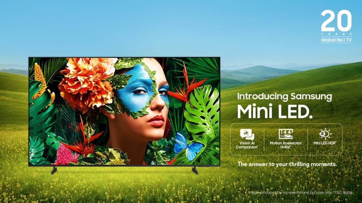 Samsung launches Mini LED TV in India, equipped with next generation AI features, know the price