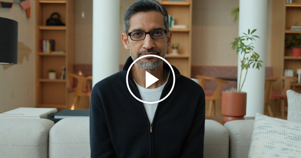 Sundar Pichai Understands Why People Are Anxious About AI