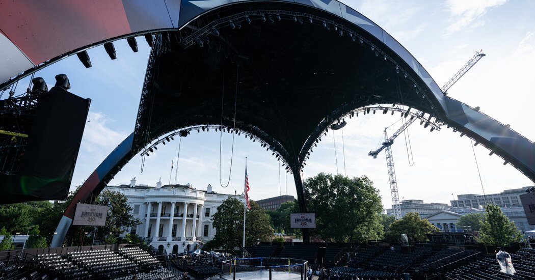 Merger Cleared, David Ellison to Join Trump at UFC Bout