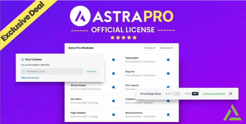 Astra Pro Theme With License Key
